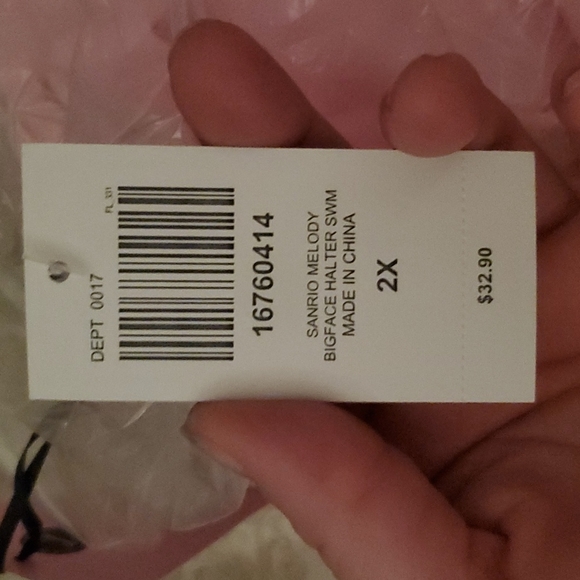 Hot Topic Sanrio My Melody Pink Bikini Top 2XL NWT - Picture 4 of 4